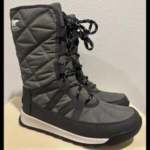 New Sorel Whitney II Tall Lace Up Insulated Waterproof Boots Women's Size 7.5